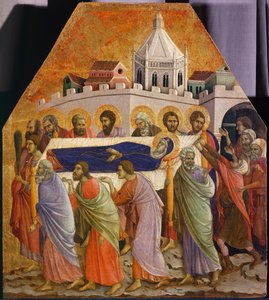 O funeral de Maria, detalhe de Maesta