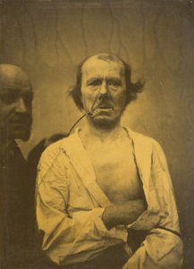 Uma expressão relaxada à esquerda, Disgust right, 1854-1856, impresso em 1862.