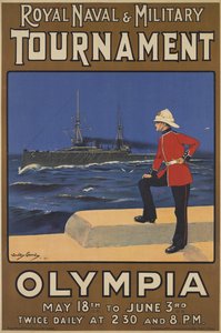 Cartaz para o Torneio Real da Marinha e Militar, 1910