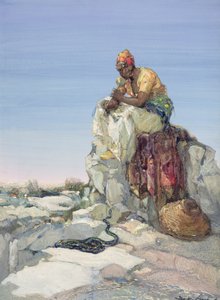 Encantador de serpentes, 1900 de Dudley Hardy