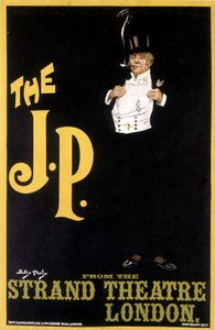 O J.P.: Stylish Man - Poster para Strand Theatre London, de Durley Hardy de Dudley Hardy