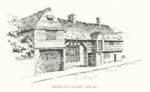 Casa de Ana de Cleves (litografia) de Duncan Moul