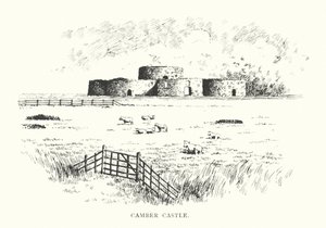 Castelo de Camber (litografia) de Duncan Moul