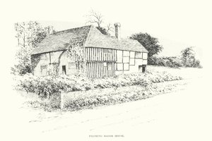 Casa senhorial de Filching (litografia) de Duncan Moul