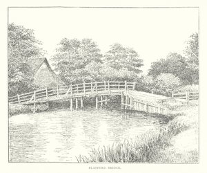 Ponte de Flatford (litografia) de Duncan Moul