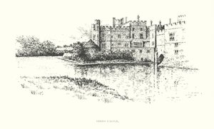 Castelo de Leeds (litografia) de Duncan Moul