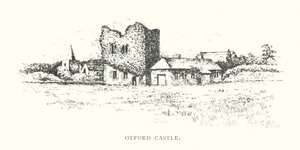 Castelo de Otford (litografia) de Duncan Moul