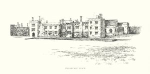 Penshurst Place (litografia) de Duncan Moul