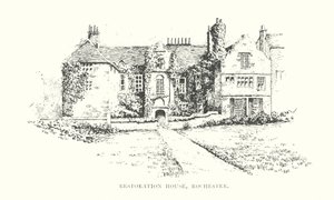 Restoration House, Rochester (litografia) de Duncan Moul