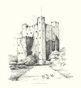 Castelo de Rochester (litografia) de Duncan Moul