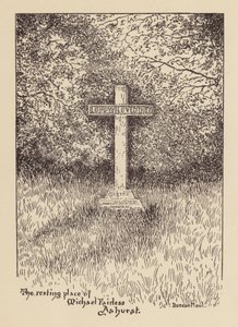Sussex: O local de repouso de Michael Fairless Ashurst (litografia) de Duncan Moul