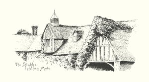 The Stables, Ightham Mote (litografia) de Duncan Moul