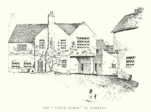 O "Cavalo Branco" em Dorking (litografia)