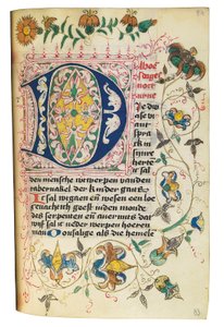 Livro de horas e livro de orações em holandês, Baixa Renânia, Emmerich, Cleves, c.1480 de Dutch School