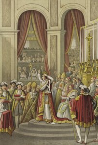 Coroação de Napoleão como Imperador da França, 1804 de Dutch School