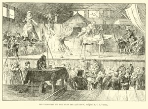 Tenda de parque de diversões, Holanda, início do século XVII de Dutch School