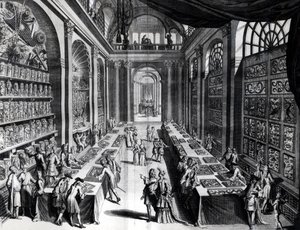 Coleção de curiosidades de Levin Vincents, ilustração do Theatre of Wonders da Nature, c.1719 de Dutch School