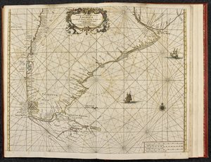 Mapa do Cabo Horn, Tierra del Fuego, de 
