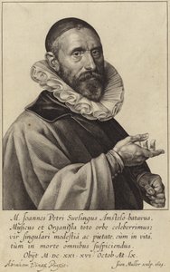 Retrato de Jan Pieterszoon Sweelinck de Dutch School