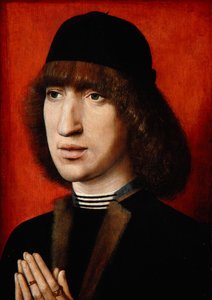Retrato de um homem, c.1480-90 de Dutch School
