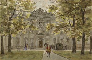 Residência holandesa substancial, meados do século XVIII de Dutch School