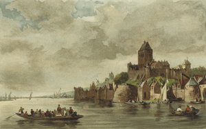 Vista do Castelo de Valkhof, Nijmegen de Dutch School