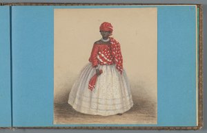 Mulher no Suriname, 1860 de Dutch School
