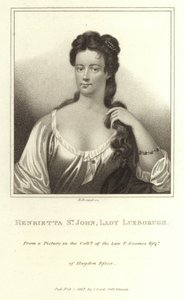 Henrietta St John Senhora Luxborough de E. Bocquet