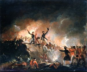 Repulsão dos britânicos em Fort Erie, 15 de agosto de 1814, 1840 de E. C. Watmough