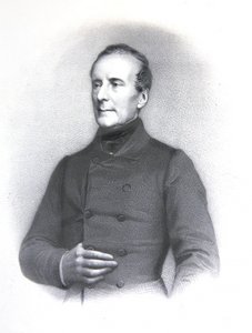 Alphonse de Lamartine e a sua assinatura de autógrafo (litho) de E. Charpentier