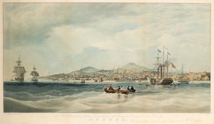 Vista de Dundee do rio de E. Duncan