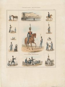 Uniformes de gala do Regimento Izmailovsky, 1840 de E. Gilbertson