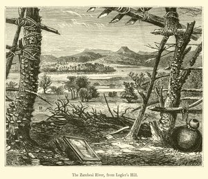O rio Zambesi, da Colina Logier