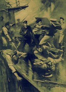Guerra Mundial 1 - Luta corpo a corpo no 