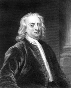 Isaac Newton, matemático inglês, astrônomo e físico, 1818.