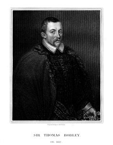 Sir Thomas Bodley, fundador inglês da Biblioteca Bodleian, 1823
