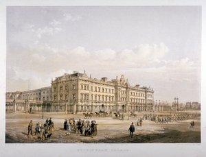 Palácio de Buckingham, Londres, 1852 de E Walker