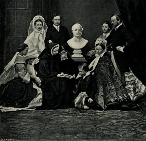 A Royal Family Group, 10 de março de 1863, c1897.