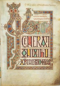 Os Evangelhos de Lindisfarne, 715-721. de Eadfrith,