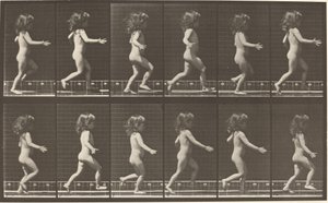 Placa número 469. Criança a correr, 1887. de Eadweard Muybridge