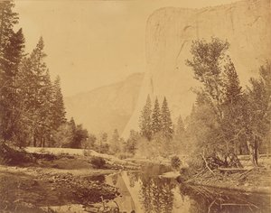 Tutokanula. Vale do Yosemite. (O Grande Chefe) "El Capitan". 3500 pés de altura.