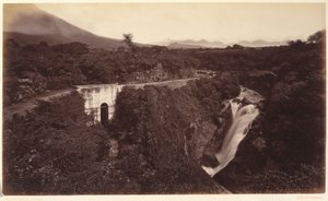 Cataratas do Michatoya--Palin, Guatemala de Eadweard Muybridge