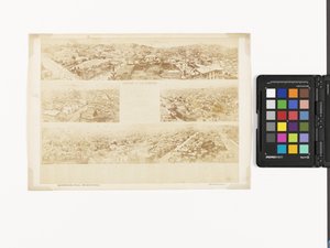 Chave para o Panorama de São Francisco, de California Street Hill de Eadweard Muybridge