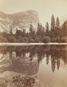 Lago Mirror, Vale de Yosemite, 1872 (foto) de Eadweard Muybridge