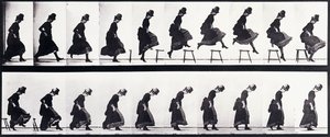 Estudo de movimento, c.1872-1885 de Eadweard Muybridge