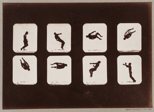 Placa 106. Atletas, Twisting Summersault de Eadweard Muybridge