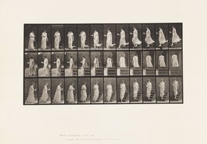 Placa 143. Inclinação Descendente, Taça Giratória e Pires na Mão Direita de Eadweard Muybridge