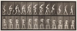 Placa 178. Pisando em cima de um Trestle de Eadweard Muybridge