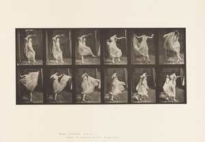 Placa 188. Dança (extravagante) de Eadweard Muybridge