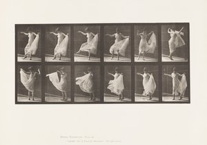 Placa 189.Dance (fantasia) de Eadweard Muybridge